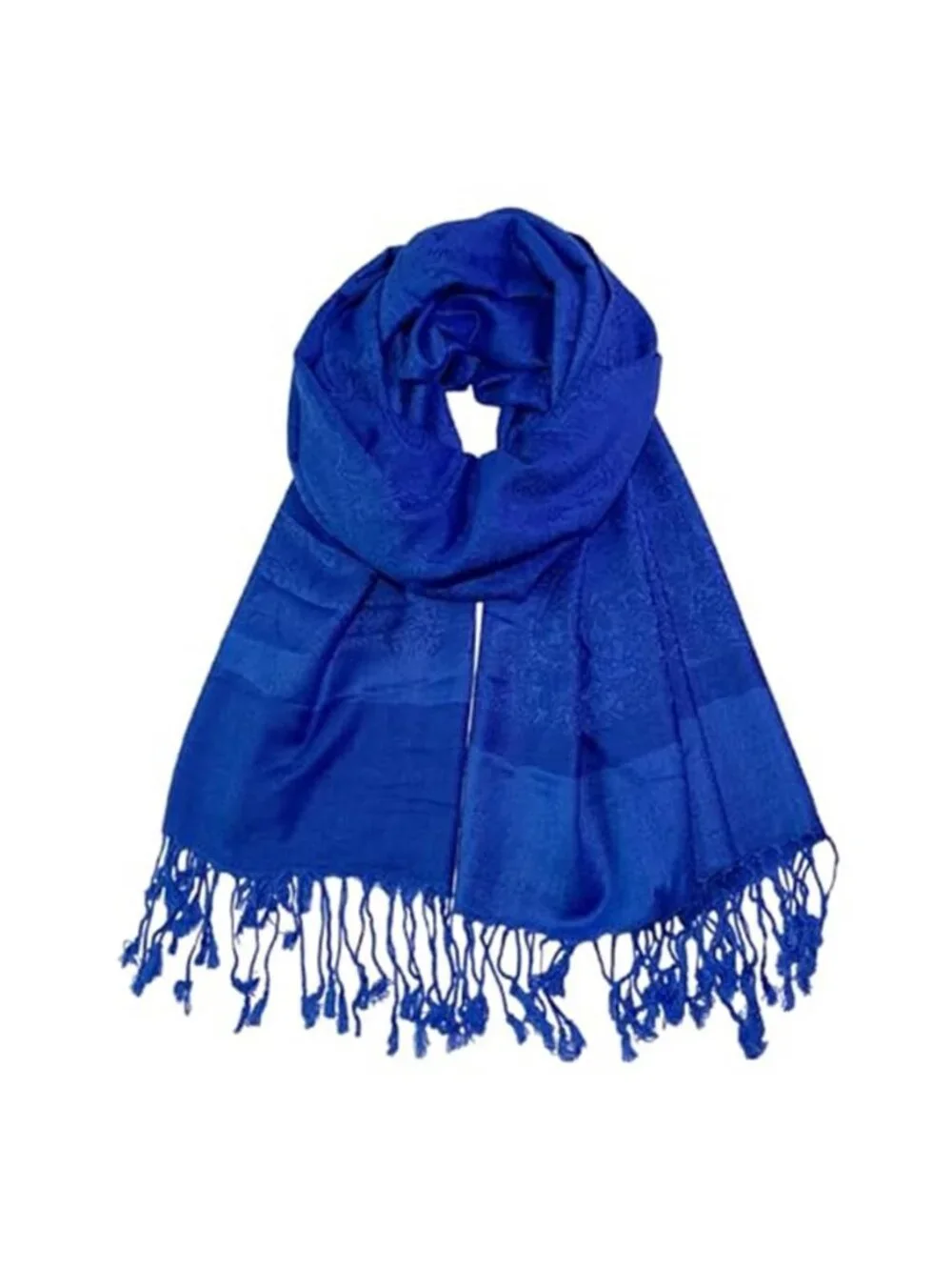 Women's Pashmina Shawls and Wraps w/Fringe Two Tone Vintage Scarf